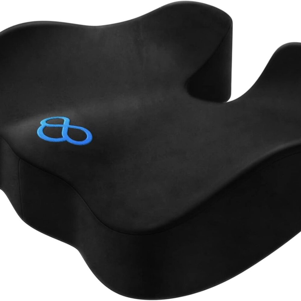 THICK MEMORY FOAM CUSHION SCIATICA BACK PAIN FOR LONG SITTING